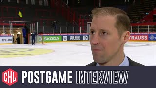 Postgame interview Frölunda Gothenburg – Rögle Ängelholm [upl. by Kiefer5]