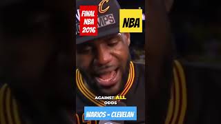 FINALES NBA 2016 WARRIORS VS CLEVELAND [upl. by Klotz]