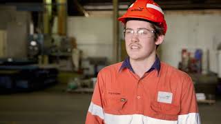 On the job as a fitting and turning apprentice with Wilmar Sugar Australia [upl. by Akeem354]