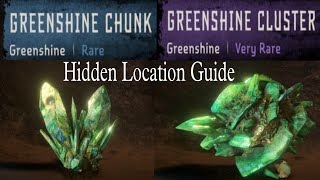 Greenshine Clusters amp Chunks Hidden Location PS5 [upl. by Ramyar425]