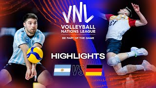 🇦🇷 ARG vs 🇩🇪 GER  Highlights Week 3  Mens VNL 2023 [upl. by Alithia]