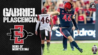 San Diego State Aztecs Kicker Gabriel Plascencia [upl. by Akeyla33]