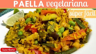 Paella vegetariana  Cocina de Addy [upl. by Jea]