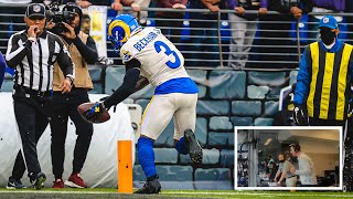 Rams WR Odell Beckham Jrs GameWinning Touchdown vs Ravens  Radio Call Of The Game [upl. by Harlene717]