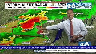 WRGB Tornado Warning Coverage 7102024 Partial [upl. by Ahsit]