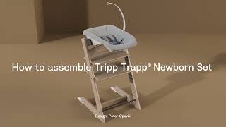 How to assemble the Tripp Trapp® Newborn Set [upl. by Ainoet379]