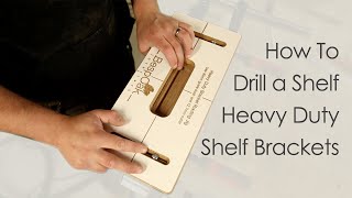 How to Route and Drill a Floating Shelf for Our Heavy Duty Floating Shelf Brackets [upl. by Brittney]