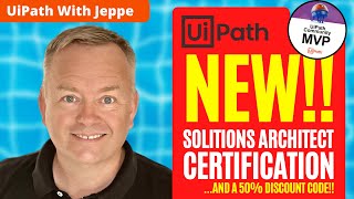 Dont Miss Out on UiPath Solution Architect Certification  50 DISCOUNT CODE [upl. by Yesdnyl]