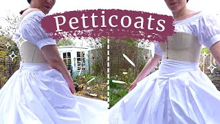 2 Petticoats in 3 days Quick and Easy Victorian Petticoats [upl. by Essirahs]