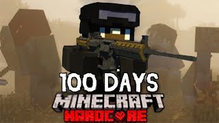 I Survived 100 Days in a ZOMBIE APOCALYPSE In Minecraft Hardcore [upl. by Sallie413]