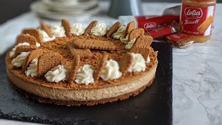 NoBake Lotus Biscoff Cheesecake [upl. by Gwenny492]