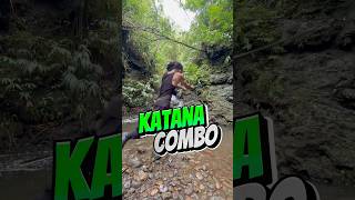 KATANA ✨ 3 Hit Combo tutorial samurai martialarts training [upl. by Athalie]