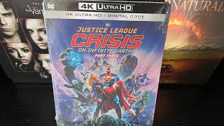 Crisis On Infinite Earths Part Three 4K Ultra HD Bluray SteelBook Unboxing [upl. by Naivaj]