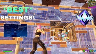 Perfect Ranked Mechanics 🧩🎮  NEW BEST Chapter 5 Controller Fortnite AIMBOT Settings PS5XBOXPC [upl. by Ayahsal]