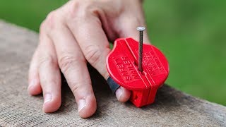 Safety Nailer  Magnetic Nail Holder [upl. by Yarised]