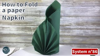 How to fold a paper napkin elegant  Napkin Folding [upl. by Caty]