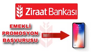 Ziraat Bankası Emekli Promosyonu Nasıl Alınır  Ziraat Mobil Emekli Promosyon Başvurusu [upl. by Ettelorahc35]