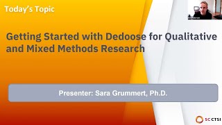 Digital Scholar Webinar Getting Started with Dedoose for Qualitative and Mixed Methods Research [upl. by Ogawa]