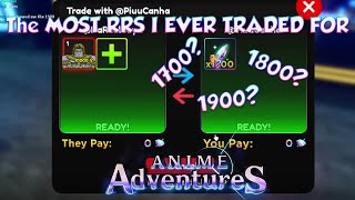 Is this the BIGGEST DIO OH Trade…Anime Adventures [upl. by Leduar]