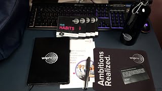 Wipro Joining Kit Unboxing 2022 ⚡ Wipro Process Associate ⚡ Welcome Kit for Freshers 🔥🔥🔥🔥 [upl. by Lletram]