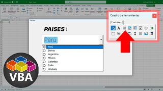 Curso de VBA Combobox en Formularios Excel VBA Cuadro de Combinado [upl. by Leuneb]