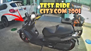 TEST RIDE DAFRA CITYCOM 300i 2015  MINHA OPINIÃO VALE A PENA COMPRAR UMA PREÇO [upl. by Aekin]