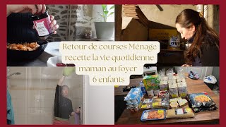 Weekly vlog retour de courses menage recette vie quotidienne [upl. by Dorelia]