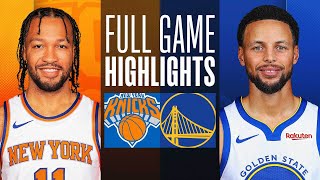 KNICKS at WARRIORS  FULL GAME HIGHLIGHTS  March 18 2024 [upl. by Nawuj]