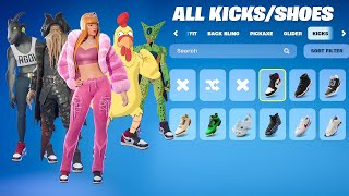 NEW Fortnite Shoes on Collab Skins [upl. by Corvin]