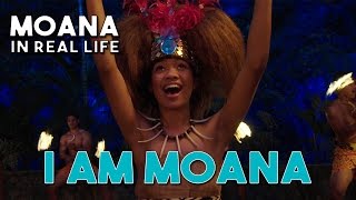 I AM MOANA Song of the Ancestors Official MoanaVaiana Music Video in Real Life by WWL with lyrics [upl. by Llerraj98]