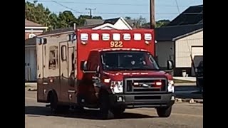 Uhrichsville FD Medic 1911 and Uhrichsville PD K9 unit responding 9152024 read description [upl. by Bernice]