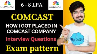 comcast interview questions  hiring process  exam pattern  interview experience  campus drive [upl. by Zhang]