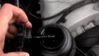 HOW TO CHECK TRANSMISSION FLUID LEVEL FORD F150 amp HOW TO ADD FLUID [upl. by Einafit]