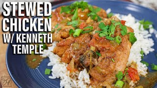 Stewed Chicken with ChefKennethTemple [upl. by Ayres]