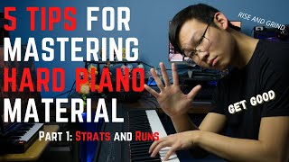 How to PRACTICE and LEARN HARD Piano Songs and Pieces Part 1 Strategies and Runs [upl. by Ensoll]