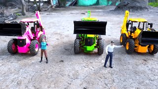 LOADER OF COLORS  JCB BACKHOE DIGGER OFFROAD  JCB OF DUBT VIDEO [upl. by Aicenet]