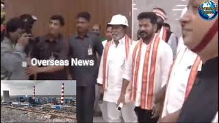 CM Revanth Inaugurates 800 MW Unit 2 of Yadadri Thermal Power Station in Nalgonda  Overseas News [upl. by Tega]