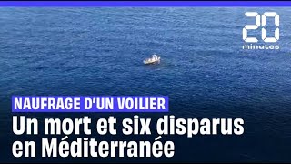 Italie  Un mort et six disparus dans le naufrage d’un voilier balayé par une trombe marine shorts [upl. by Rebor]