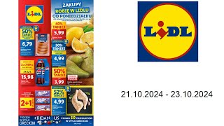 Gazetka Lidl PL  21102024  23102024  Od poniedziałku [upl. by Oniratac]