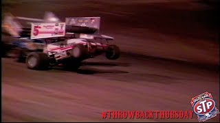 ThrowbackThursday World of Outlaws Sprint Cars 1995 Benton MO Raceway Park [upl. by Nylrehs896]