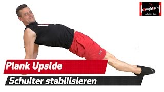 Schulter  Ellenbogen und Handgelenk stabilisieren  Reverse Plank [upl. by Lever]