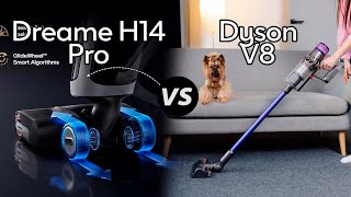 Dreame H14 Pro Vs Dyson V8  Which One Is Better specs Comparison [upl. by Mcgill]