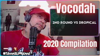 I SEE WHY HES THE CHAMP Vocodah  Online BeatBox Champion 2020 Compilation LIVE REACTION [upl. by Adnovad]