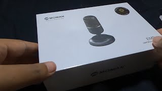 Unboxing Moman EMP USB Microphone buat rekamrekam suara waktu ngga ada kerjaan [upl. by Enniroc]