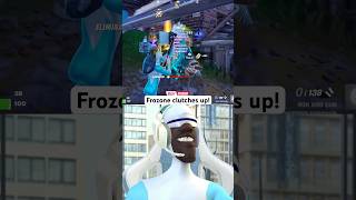 Frozone clutches up  fortnite theincredibles disney pixar fortniteclips gaming fortnitebr [upl. by Bultman]