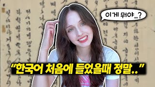 한국인은 절대 모르는 한국어의 특징 🤔 외국인이 느낀 한국어 반응 [upl. by Martz]