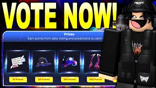 HOW TO VOTE amp GET POINTS FOR ACCESSORIES ROBLOX INNOVATION AWARDS 2024 VOTING [upl. by Genesa]