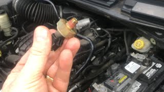 FIX P0520 oil pressure sensor dodge caravan chrysler town and country 32 36 engine location [upl. by Roht835]