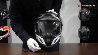 NEXX Helmets XD1  Video Tutorial  How to Place the OffRoad Chin Ventilation [upl. by Gary]