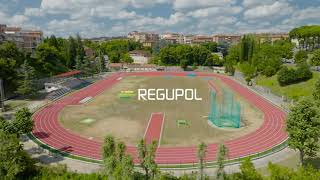 REGUPOL running track in Sienna [upl. by Layol347]